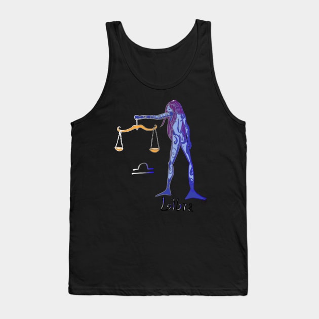 Libra Tank Top by charleyllama